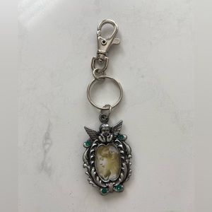 Pewter picture frame key chain